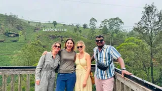 Sundown Tours guests at Labookellie tea estate